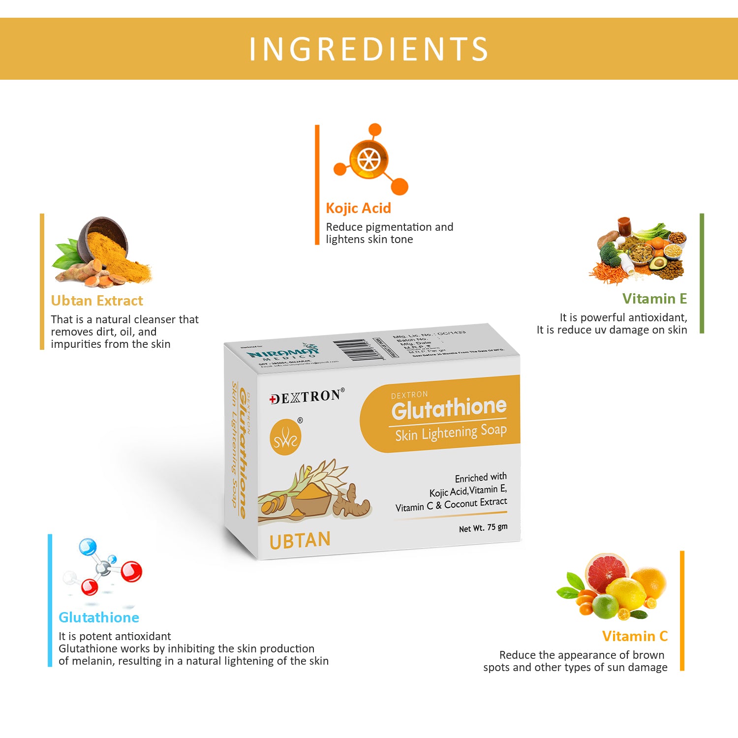 Buy Glutathione Ubtan Soap for Soft Skin