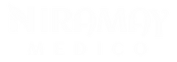 Niramay Medico white logo