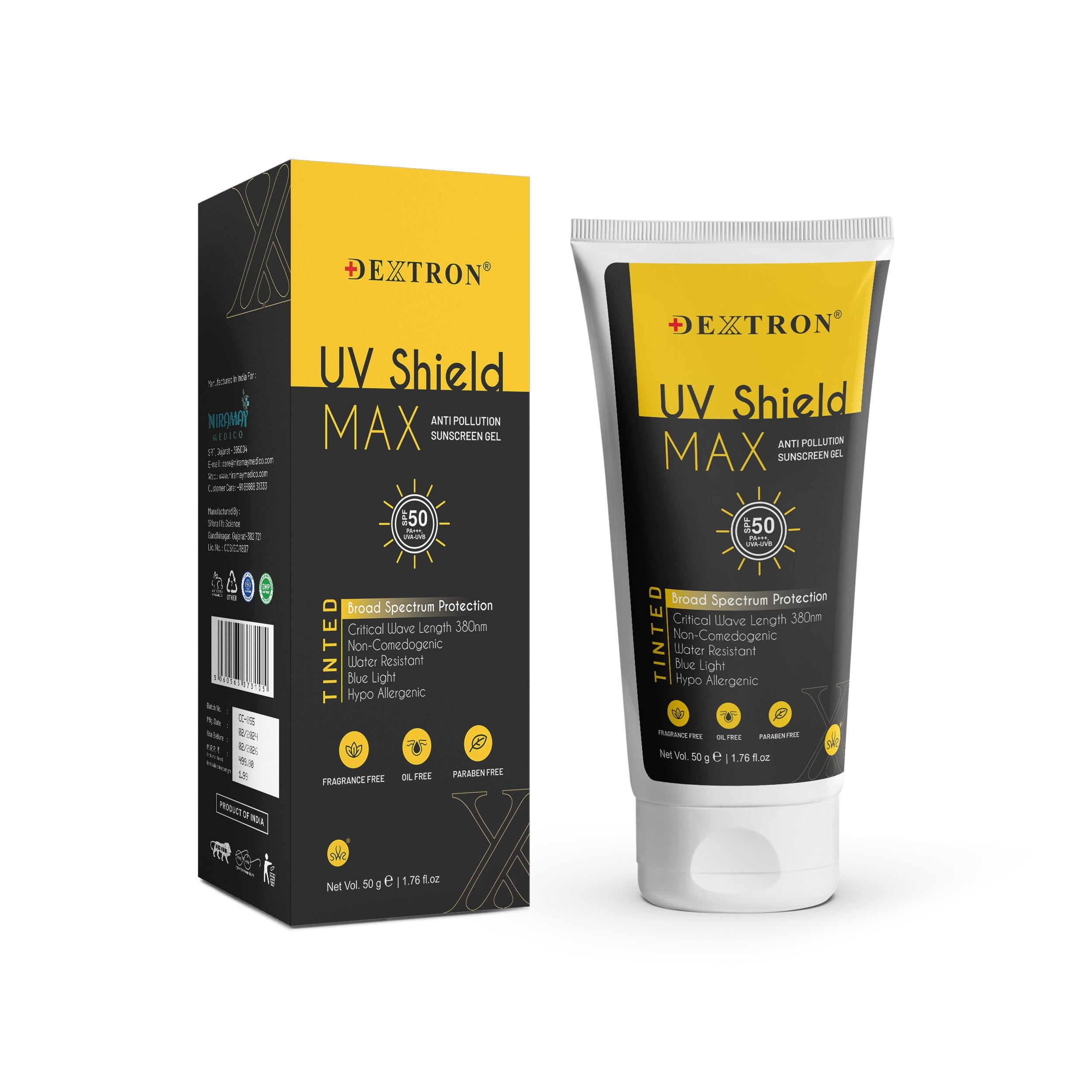 Sunscreen for combination skin
