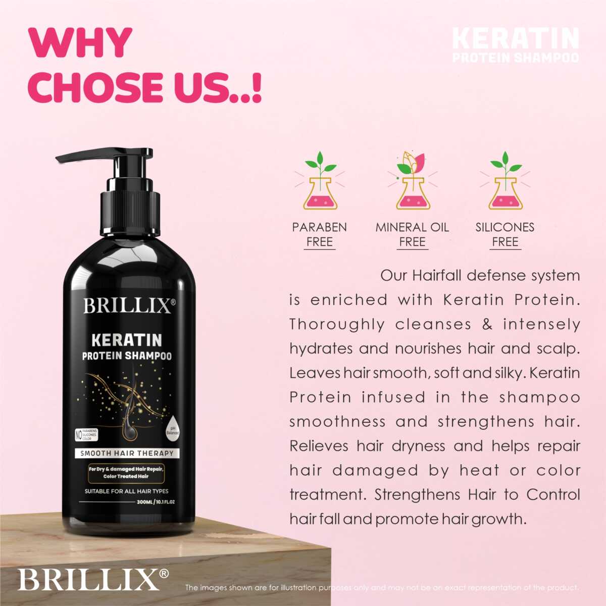 Keratin Protein Shampoo 300ml