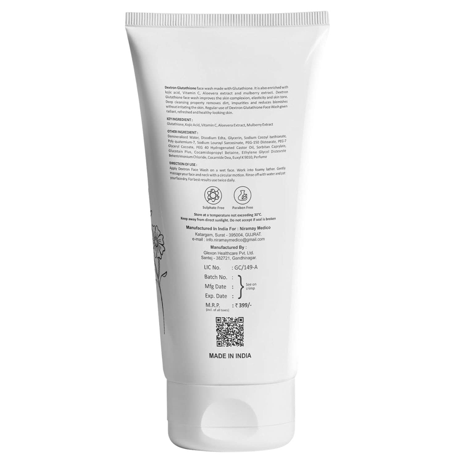 Glutathione Face Wash 100ml