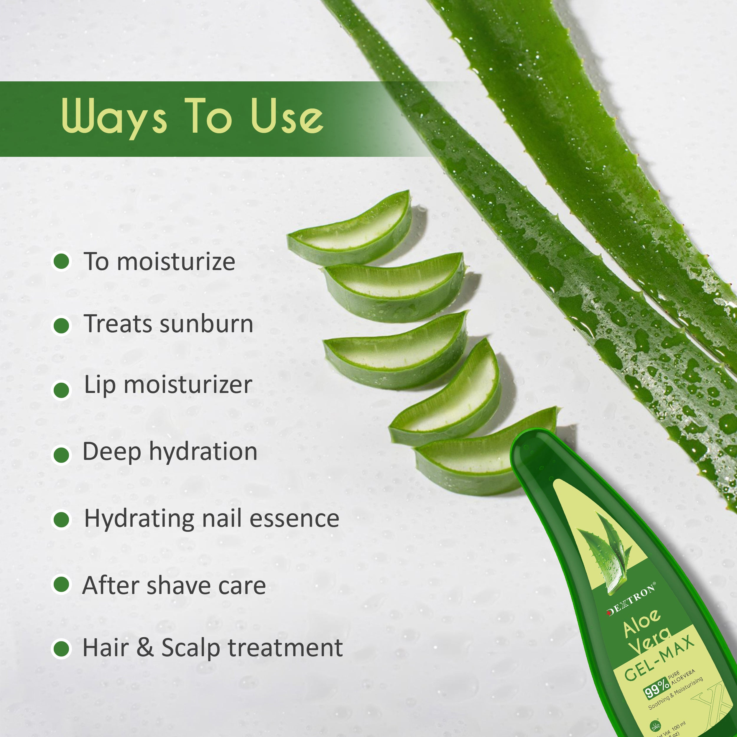 Aloe Vera Gel for Stretch Mark Removal
