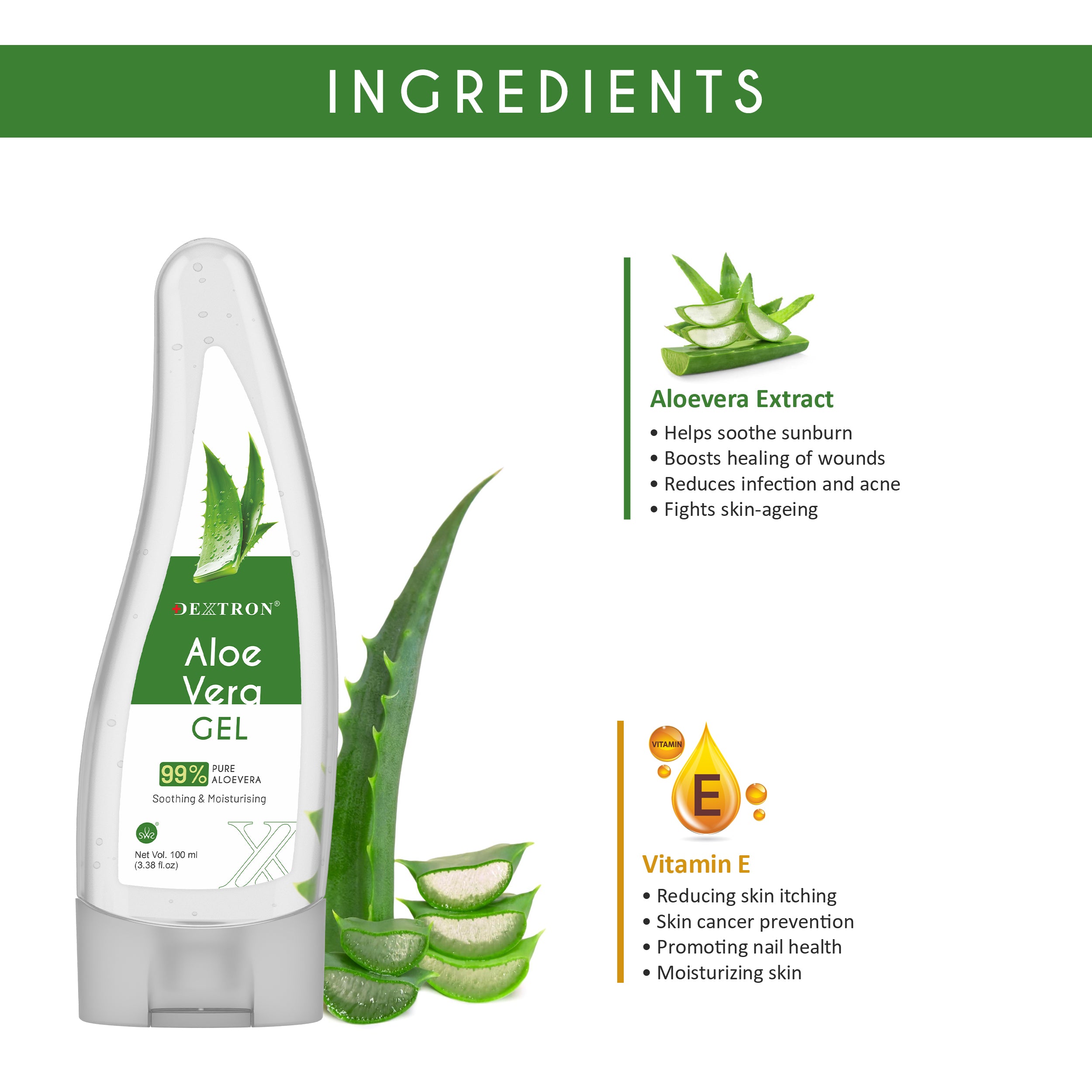 Aloe Vera Gel for Sensitive Skin