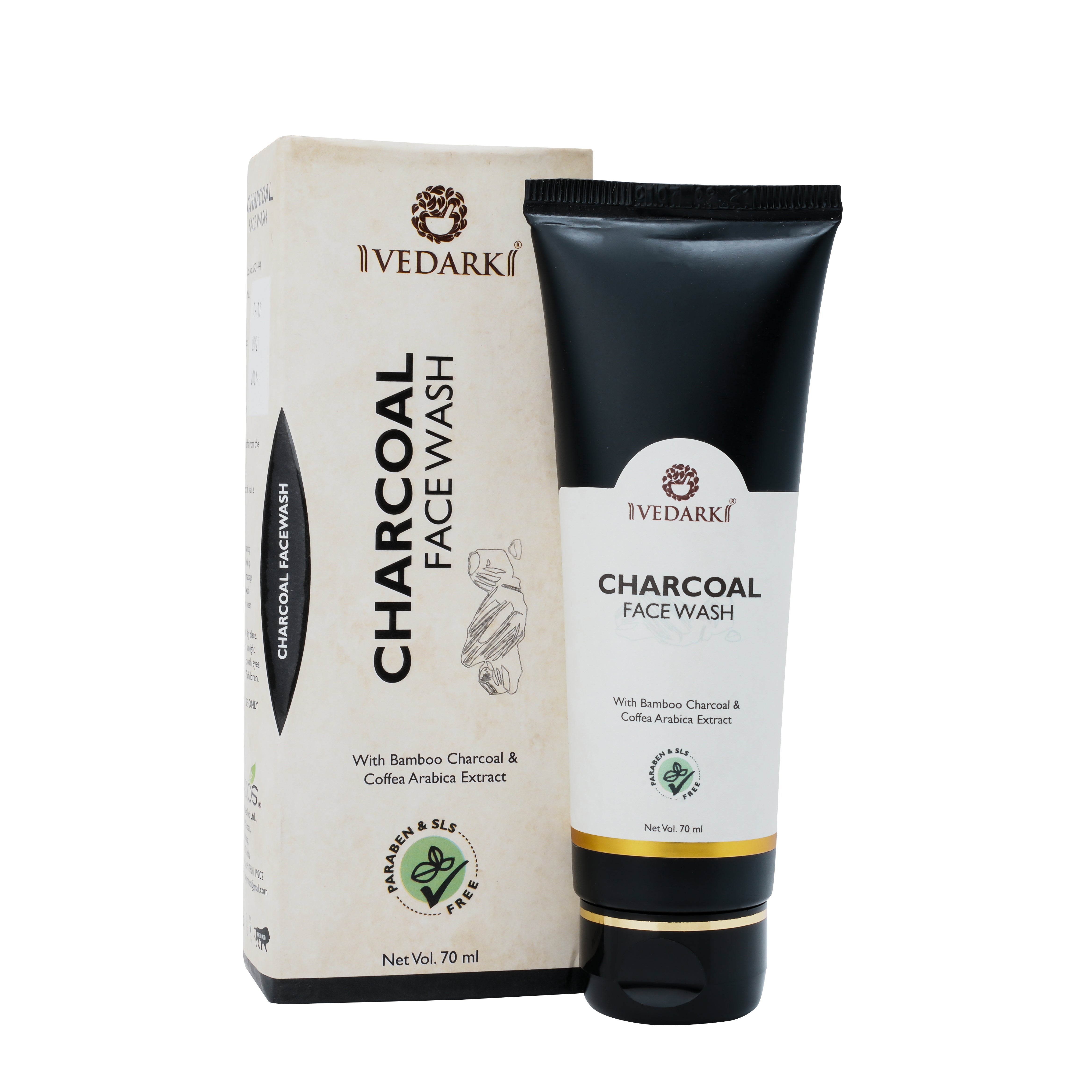 Vedark Charcoal Face Wash 70ml