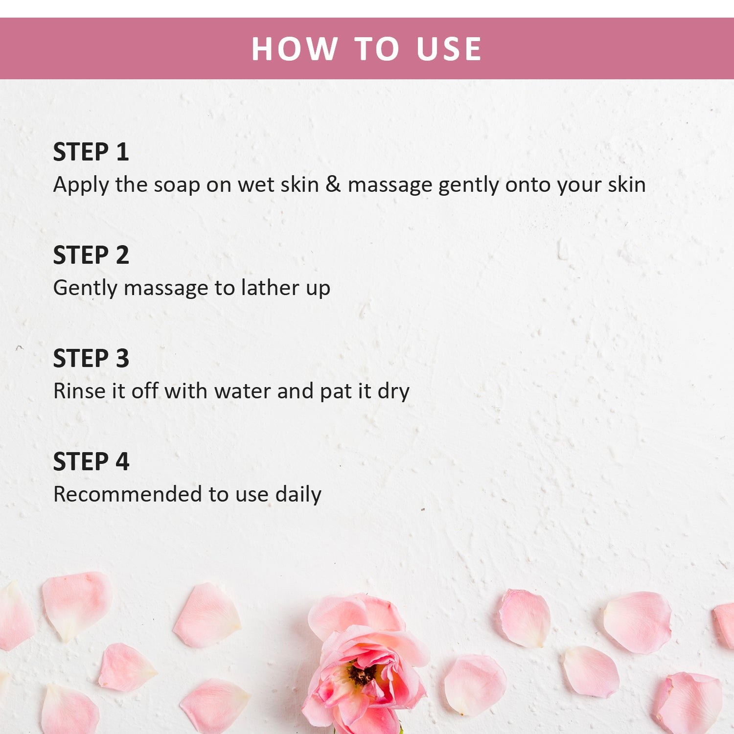 How to use Dextron Glutathione Rose Soap
