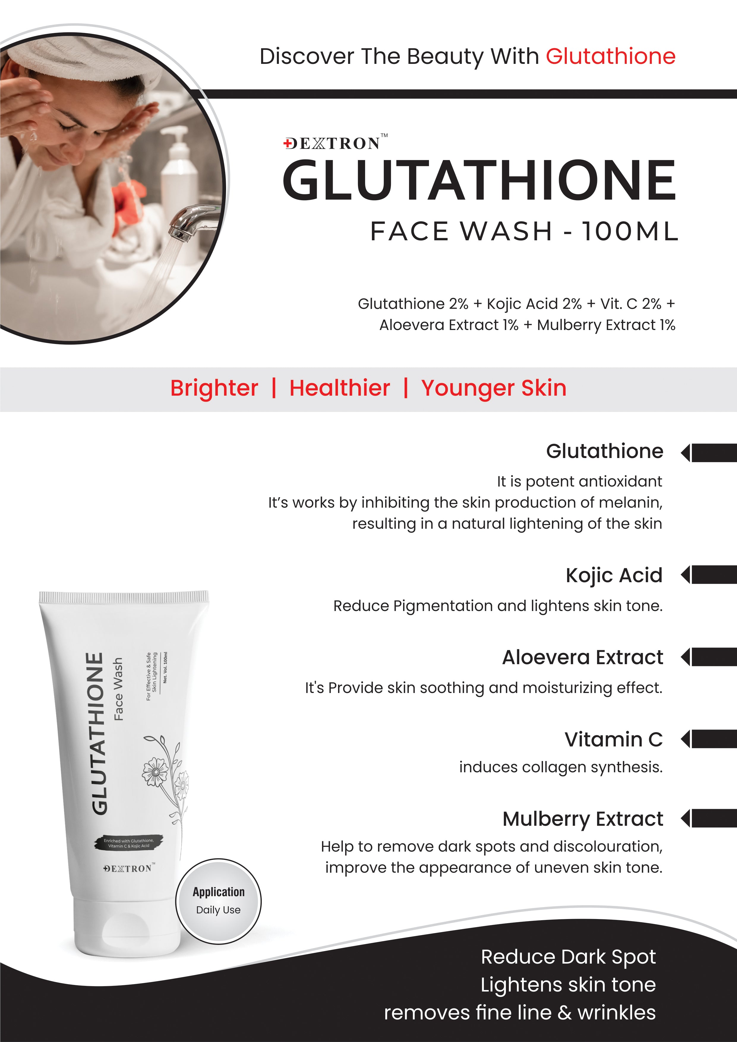 Glutathione Face Wash 100ml