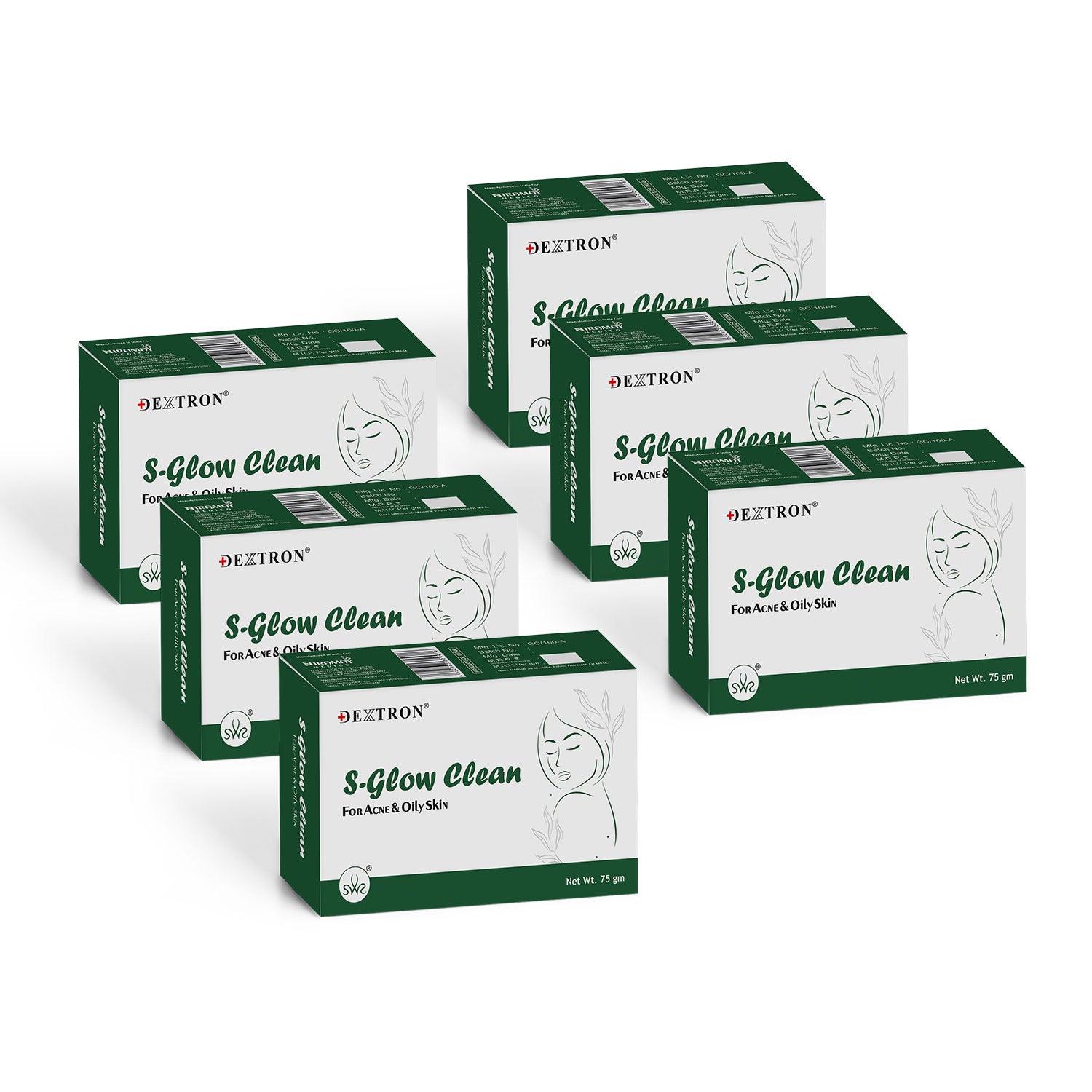 Dextron SP Clean Soap – Daily skincare routine display

