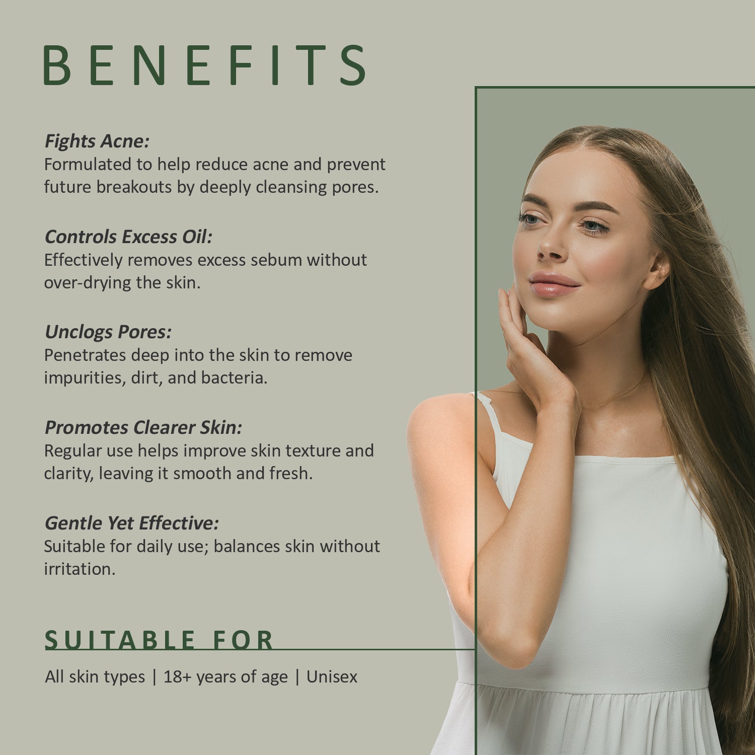 S-Glow Clean Soap back label showing ingredients and directions

