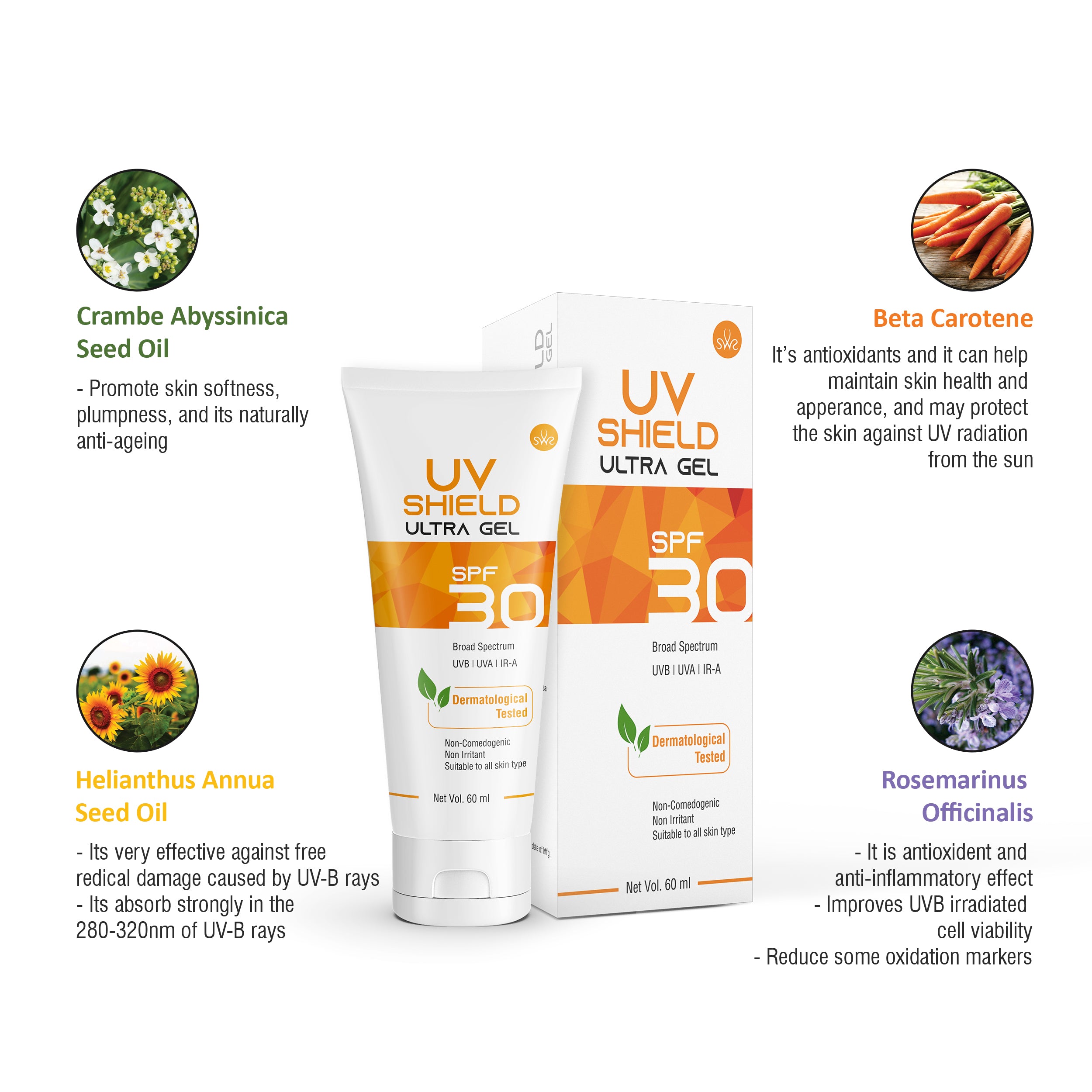 SPF30 UV Shield Ultra Gel 60ml