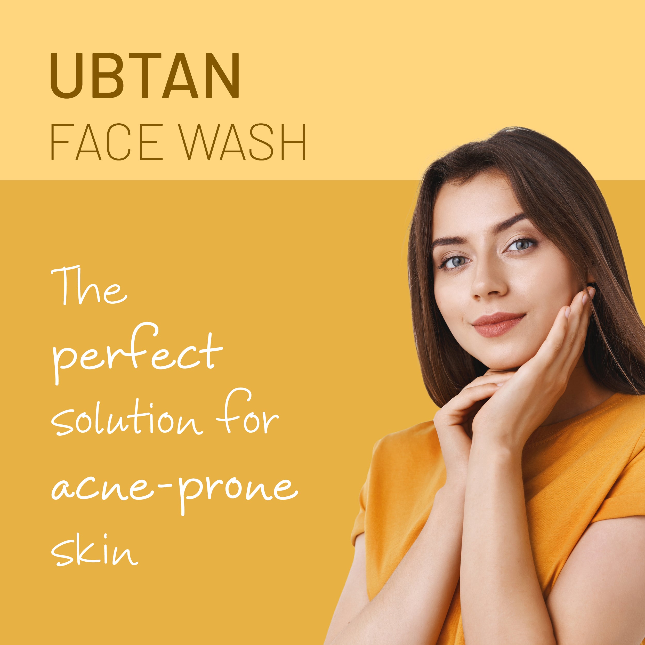 Dextron Ubtan Face Wash with Sandalwood & Saffron Skin Brightening 100ml